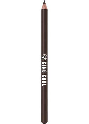 Карандаш для глаз w7 king kohl eye pencil black brown