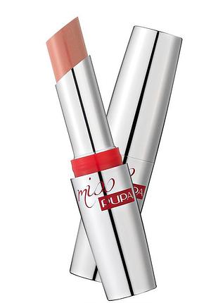 Помада для губ pupa miss ultra brilliant 100 - cream тестер