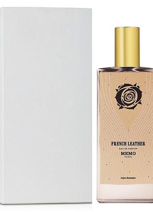 Духи унисекс memo french leather tester (мемо френч лезер) парфюмированная вода 75 ml/мл тестер