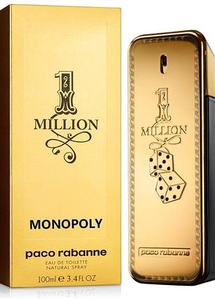 Мужские духи paco rabanne 1 million monopoly (пако рабан 1 миллион монополия) туалетная вода 100 ml/мл