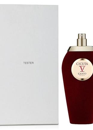 Духи унисекс v canto cicuta tester (в канто цикута) парфюмированная вода 100 ml/мл тестер