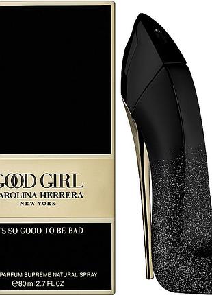 Женские духи carolina herrera good girl supreme (каролина эррера гуд герл суприм) 80 ml/мл