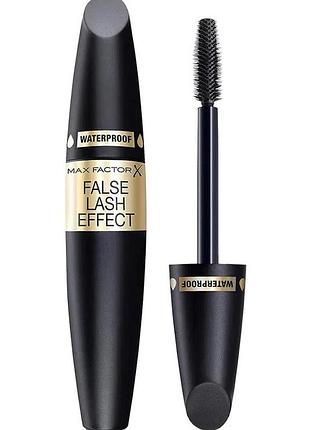 Водостойкая тушь для ресниц max factor false lash effect waterproof black