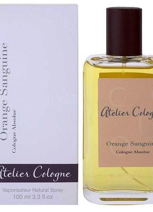 Духи унисекс atelier cologne orange sanguine одеколон 100 ml/мл