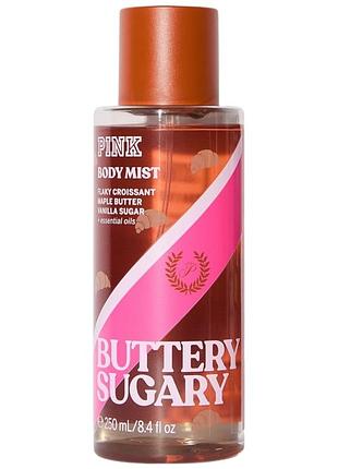Парфюмированный спрей pink victoria’s secret buttery sugary body mist 250 мл