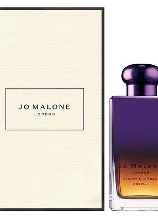 Духи унисекс jo malone violet & amber absolu cologne (джо малон виолет амбер абсолю) одеколон 100 ml/мл