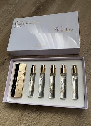 Подарочный набор maison francis kurkdjian gentle fluidity (мейсон франсис куркджан гентле флюидити) 5x11 ml/мл
