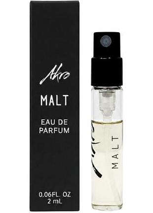 Духи унисекс akro malt eau de parfum парфюмированная вода 2 ml/мл