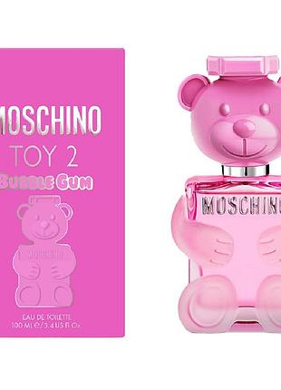 Женские духи moschino toy 2 bubble gum (москино той 2 бабл гам) туалетная вода 100 ml/мл