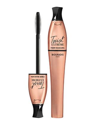 Туш для вій bourjois fiber maskara twist up extreme volume 024 black