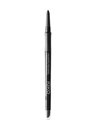 Автоматический карандаш для глаз kiko milano unlimited precision automatic eyeliner & khol 16 - black