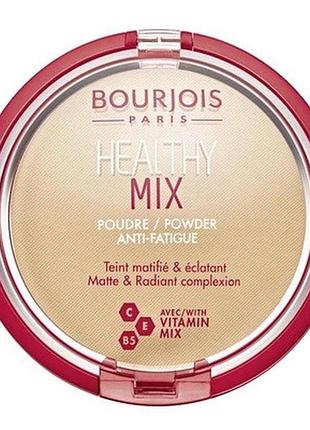 Компактна пудра для обличчя bourjois healthy mix powder 06 honey