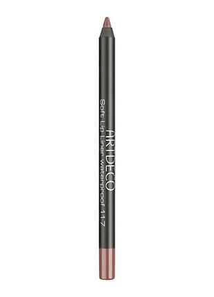 Карандаш для губ водостойкий artdeco soft lip liner waterproof 117 - rosy nude