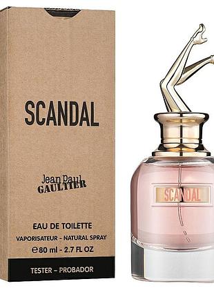 Женские духи jean paul gaultier scandal tester (жан поль готье скандал) 80 ml/мл тестер