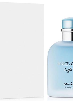 Dolce & gabbana light blue eau intense pour homme tester (дольче габбана лайт блю еу інтенс) 100 ml/мл тестер