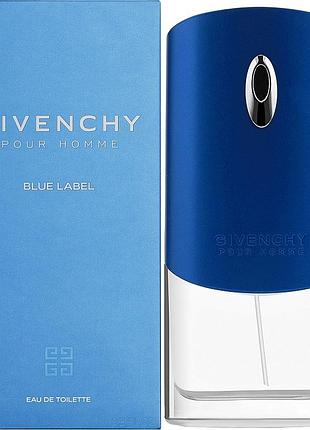 Мужские духи givenchy pour homme blue label (живанши пур хом блю лейбл) туалетная вода 100 ml/мл