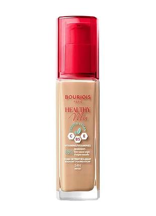 Увлажняющая тональная основа bourjois healthy mix clean & vegan 53 n - beige