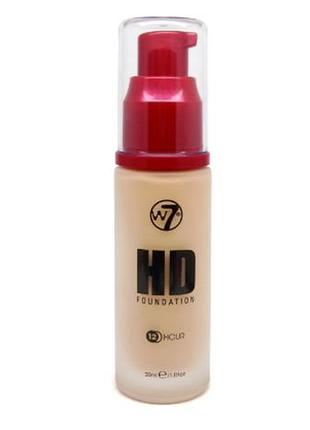Тональний крем w7 high definition foundation early tan