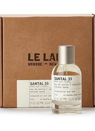 Парфуми унісекс le labo santal 33 (ле лабо сантал 33) парфумована вода 50 ml/мл