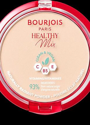 Компактная пудра для лица bourjois healthy mix powder