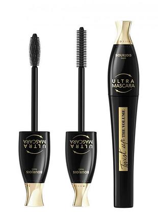 Тушь для ресниц bourjois mascara twist up the volume ultra black edition