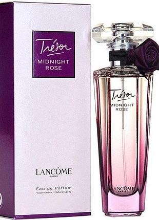 Женские духи lancome tresor midnight rose (ланком трезор миднайт роуз) парфюмированная вода 75 ml/мл