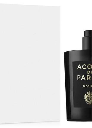 Духи унисекс acqua di parma ambra tester (аква ди парма амбра) парфюмированная вода 100 ml/мл тестер
