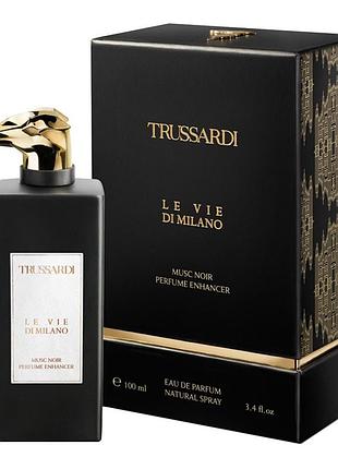 Духи унисекс trussardi le vie di milano musc noire enhancer парфюмированная вода 100 ml/мл