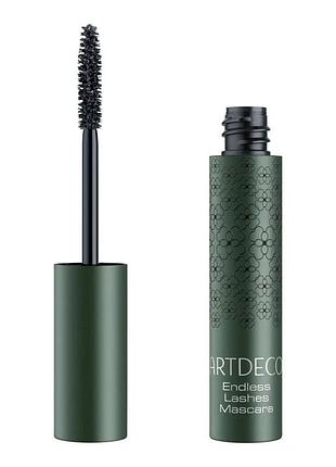 Удлиняющая тушь для ресниц со сменным тюбиком artdeco endless lashes mascara 01 black