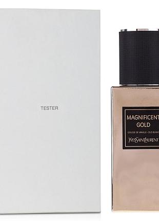 Женские духи yves saint laurent magnificent gold tester (ив сен лоран магнифисент голд) 75 ml/мл тестер