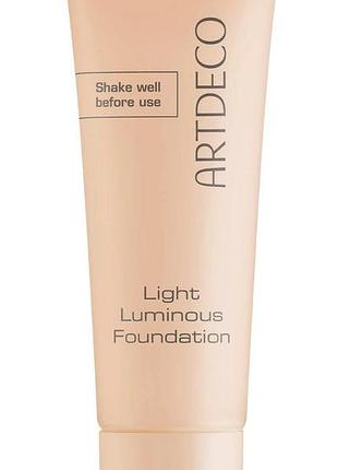 Тональний крем artdeco light luminous foundation 16 - warm / warm nude