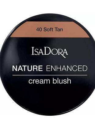 Румяна кремовые isadora nature enhanced cream blush 40 soft tan