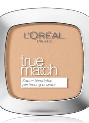 Пудра компактная l'oreal paris true match super blendable powder 5d/5w - golden sand