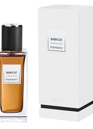 Парфуми унісекс yves saint laurent babycat accord daim - vanille (ів сен лоран) парфумована вода 125 ml/мл