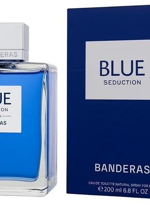 Мужские духи banderas blue seduction for men eau de toilette туалетная вода 200 ml/мл