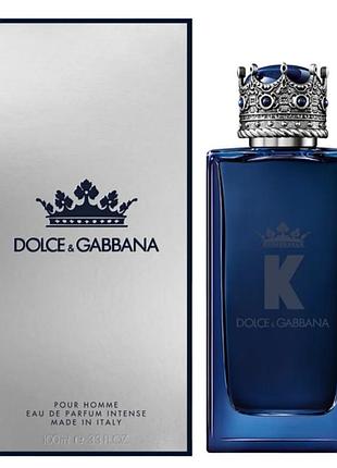 Мужские духи dolce & gabbana k eau de parfum intense (дольче габбана к интенс) парфюмированная вода 100 ml/мл