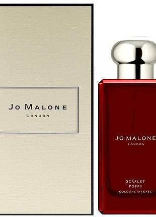 Духи унисекс jo malone scarlet poppy intense (джо малон скарлет поппи интенс) одеколон 100 ml/мл