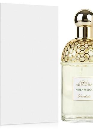 Парфуми унісекс guerlain aqua allegoria herba fresca tester (герлен аква алегорія херба фреска) туалетна вода 125 ml/мл тестер
