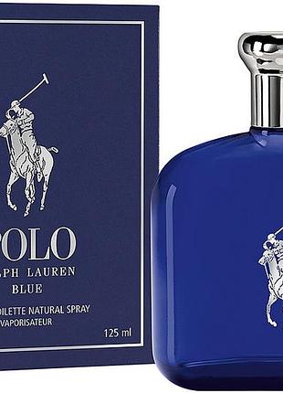Мужские духи ralph lauren polo blue (ральф лорен поло блю) туалетная вода 125 ml/мл