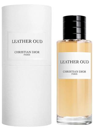 Духи унисекс christian dior leather oud (кристиан диор лезер уд) парфюмированная вода 125 ml/мл