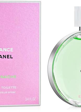 Женские духи chanel chance eau fraiche (шанель шанс еу фреш) туалетная вода 100 ml/мл