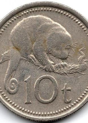 1960-новая онтарио 10 тотя, 1976 год медно-никелевый сплав, 5.67g, ø 23.72mm no302