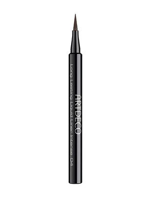 Суперстойкая подводка для глаз artdeco long lasting liquid liner intense 04 - brown line
