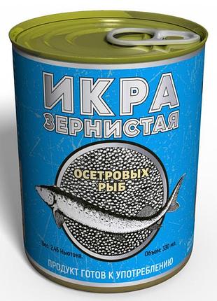 Консервированная черная икра - необычный подарок к новогоднему столу