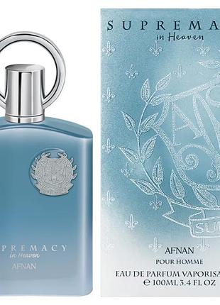 Мужские духи afnan supremacy in heaven pour homme парфюмированная вода 100 ml/мл