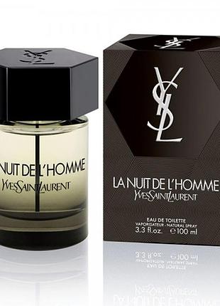 Yves saint laurent la nuit de l'homme туалетная вода (ив сен лоран ла нуит де л хом) 100 ml/мл