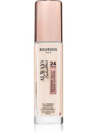Тональная основа bourjois always fabulous 24h extreme resist spf20 115 - golden ivory