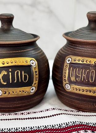 Набор для хранения «соль сахар» 1л 2 предмета