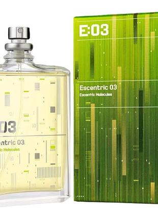 Парфуми унісекс escentric molecules escentric 03 (есцентрік молекула ексцентрік 03) туалетна вода 100 ml/мл