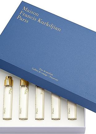 Подарочный набор maison francis kurkdjian 724 (мейсон франсис куркджан 724) 5 x 11 ml/мл